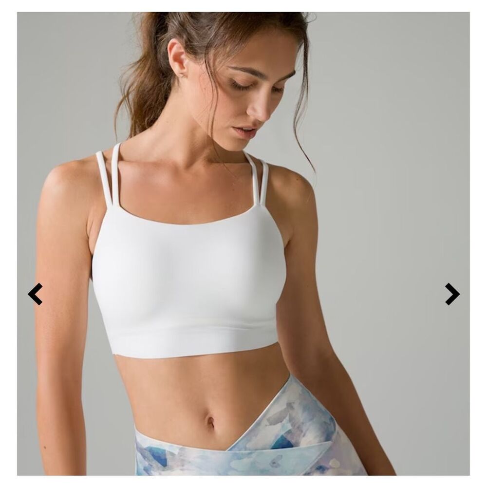 Soma White Strappy Sports Bra
